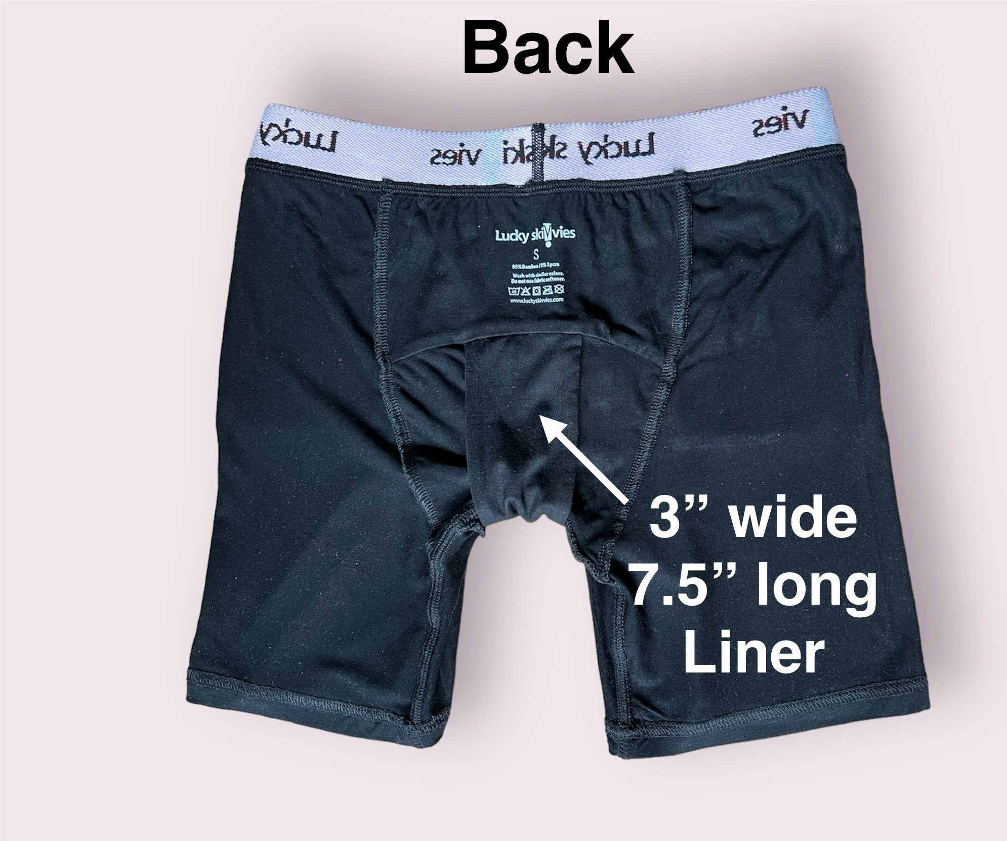6" Pad/Liner Boxer Brief - Lucky Skivvies